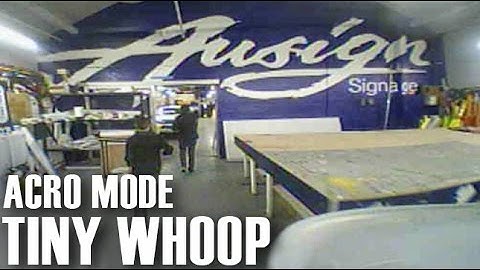 Tiny Whoop Inductrix Acro Mode Flight