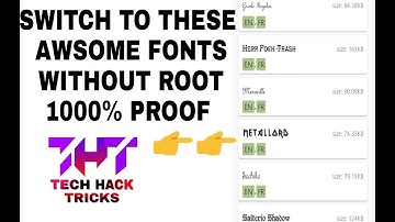 How to change android fonts(no root)easily in 2minutes😉