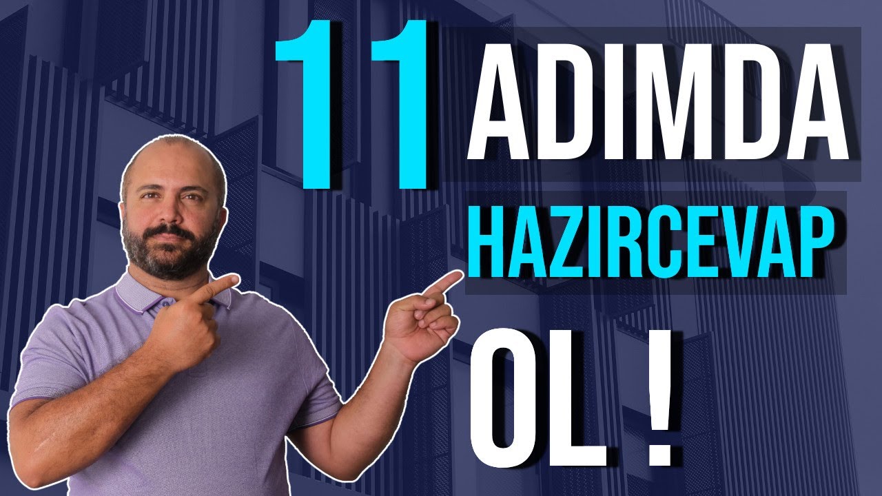 ⁣HAZIRCEVAP OLMANIN 11 YÖNTEMİ ve TAKTİĞİ - Kişisel Gelişim Videoları