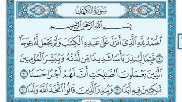 Surah Al Kahf Maher Al Muaiqly | سورة الكهف كامله مكتوبه للقارئ ماهر المعيقلي