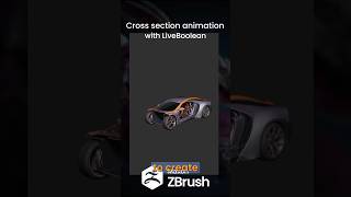 ZBrush Cross Section Animation with LiveBoolean