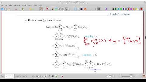 PH 212: Groups - Schur