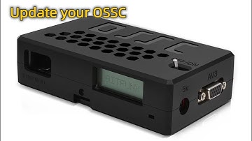 OSSC firmware update tutorial