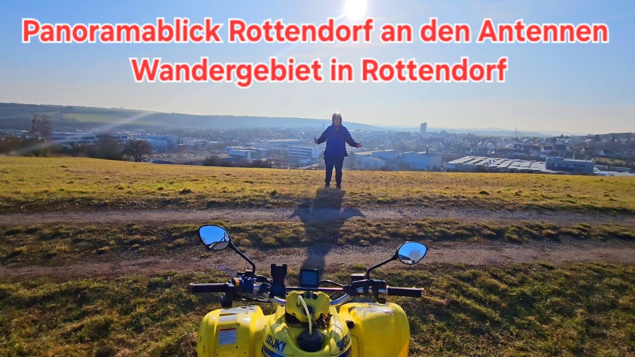 Rotendorf Germany Panoramablick Rottendorf an den Antennen Wandergebiet in Rottendorf ...
