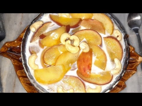 Fruits with Laccha simui recipe 😊#food #cooking #dessert #simui - YouTube