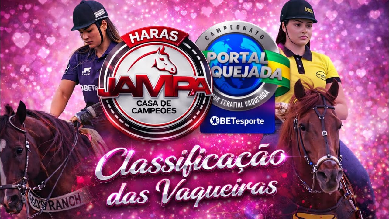CLASSIFICAÇÃO FEMININA 🔥 Jenniffer Emmanuellen, Sarinha Vaqueira e Lara Ferreira | VAQUEJADA AO VIVO