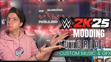 WWE 2K25 Modding Tutorial - Custom Music and Titantrons EASY!
