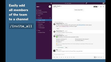How to add everyone / all members of a team to a Slack channel using Channel Tools app
