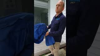 Snake Caught From Behind Outdoor Cushion