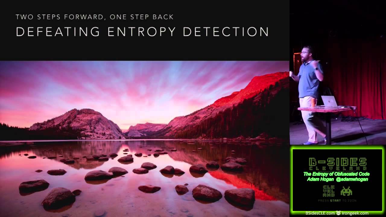 GS06 The Entropy of Obfuscated Code Adam Hogan adamwhogan