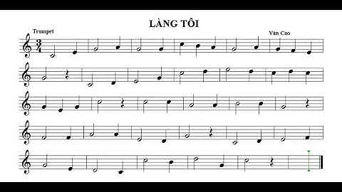 Đọc nhạc Làng Tôi   Văn Cao  Tr