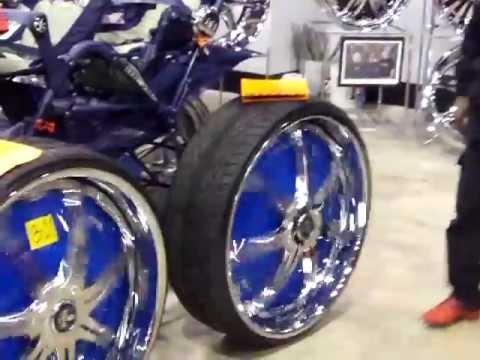 stroller with rims