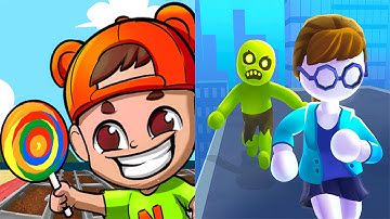 Vlad & Niki Run VS Helicopter Escape 3D - All Levels Gameplay Android, ios (Part 118)