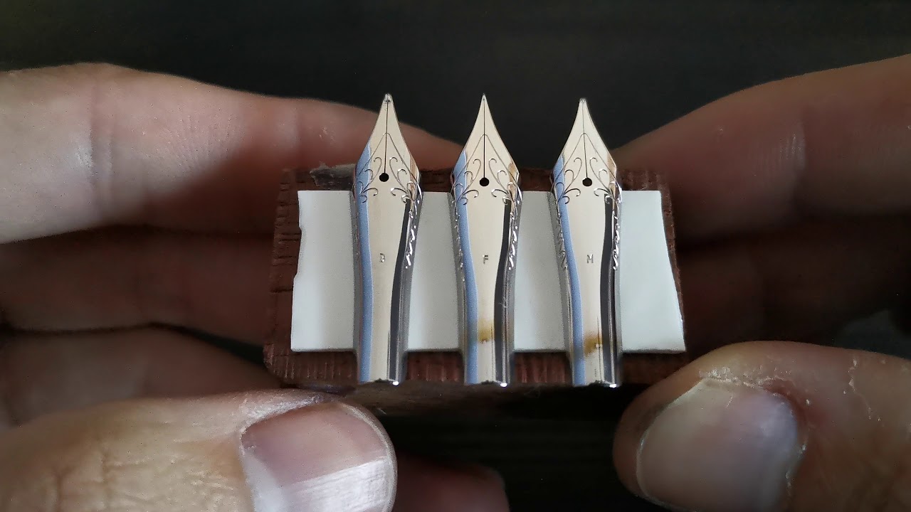 Platinum VS Rhodium plated nibs YouTube