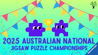 Australian National Jigsaw Puzzle Chdanionships 2025  Day 1