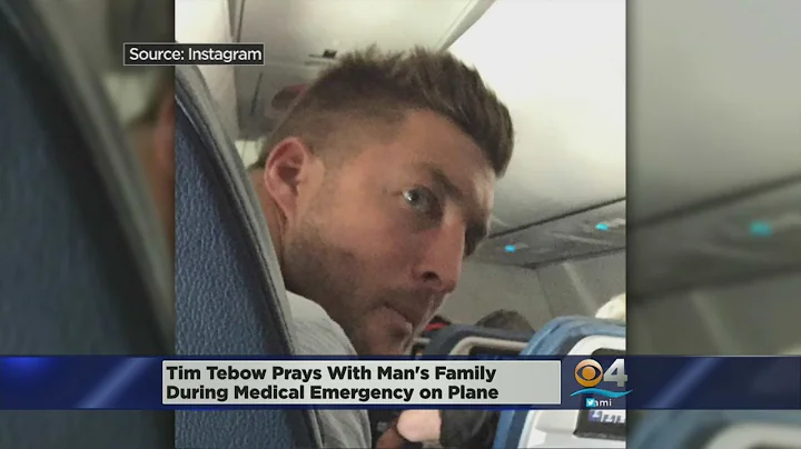 Tim Tebow Prays With Passengers After Man Suffers Medical Emergency On Flight