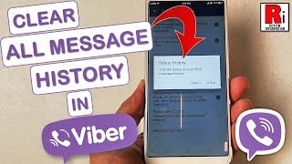 Viber chat history delete 5 Ways