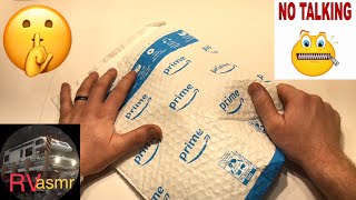 ASMR - No Talking Unboxing Amazon Package | Crinkly Package