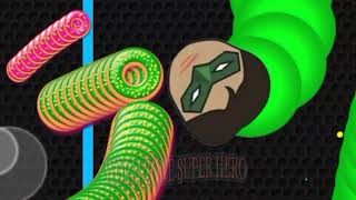 Cacing Superhero Green Lantern || Worm Snake Zone || Slither Worms zone io #96012