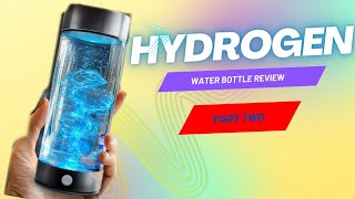 Review: Temu Hydrogen water bottle part: two plus peak at next thing.