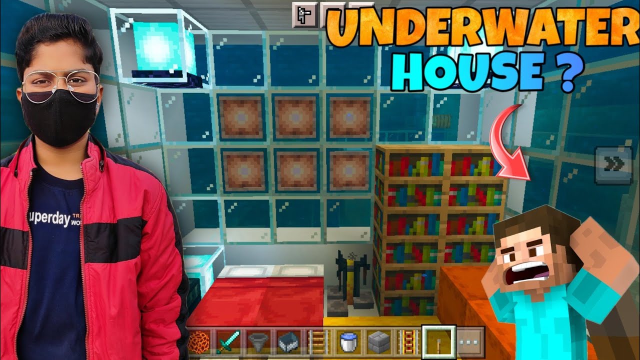 I BUILT AN UNDERWATER HOUSE IN MINECRAFT ? - YouTube