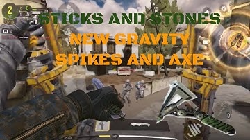 Sticks and stones New Gravity Spikes operator skill and combat axe call of duty mobile