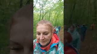 Поход выходного дня,дождь не помешал пройти 12 км по грязи 🌧️