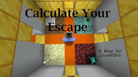 Calculate Your Escape | A Minecraft Puzzle Map by SnowHiro