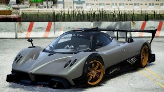 GTA IV 2009 Pagani Zonda R Crash Testing HD