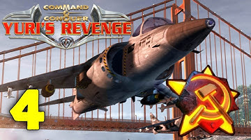 Red Alert 2 Yuris Revenge - Soviet Campaign Walkthrough Part 4 - Romanov on the Run | No Commentary