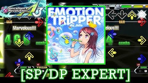 【DDR A3】 EMOTiON TRiPPER / sky_delta [SP/DP EXPERT] 譜面確認+Play