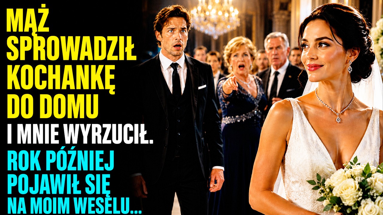 Mój były mąż pojawił się na moim ślubie pięć minut przed ceremonią i krzyknął przez całe lobby: „Nie wychodź za niego!” – a w ręku trzymał niebieskie aksamitne pudełko z naszyjnikiem mojej zmarłej...