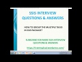 SSIS INTERVIEW QUESTIONS |HOW TO GROUP THE MULTIPLE TASKS IN SSIS | WHAT IS SEQUENTIAL CONTAINER