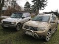 Dacia Duster vs Mitsubishi Pajero mud and offroad