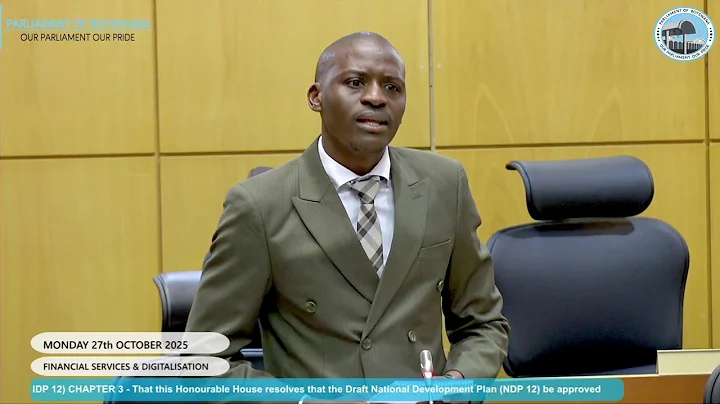 SPECIAL:NATIONAL DEVELOPMENT PLAN (NDP 12)  27/10/2025