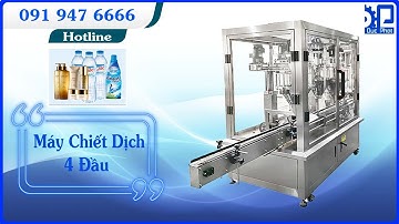 MÁY CHIẾT DỊCH SỆT 4 ĐẦU - NGÀNH SẢN XUẤT NÀO CŨNG CẦN CÓ!