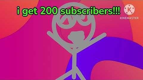 I get 200 suscribers!