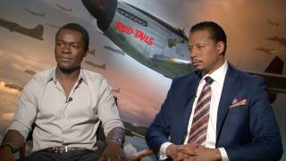 'Red Tails' Terrence Howard and David Oyelowo Interview HD