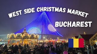 Romanyada Noel Bükreş Batı Yakası Pazarı