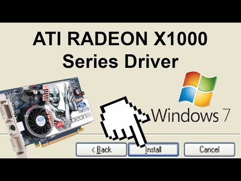 How to install the ATI radeon x1000 driver on windows 7        [x1300,1550,1600,1650,1800,1900,1950]