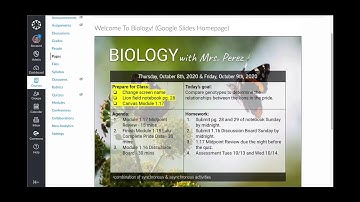 How to Use Google Slides to  Post Your Daily Class Agenda in Canvas