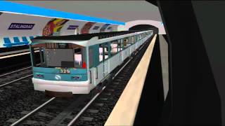 MSTS Metro Parisien - Ligne 5 - Eglise de Pantin - Place d'Italie