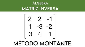 MATRIZ INVERSA Método Montante