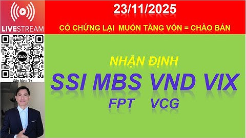 24/11 Chứng đua tăng vốn đón T0 Nhận định cổ phiếu SSI VND MBS VIX TCX VCK - FPT VCG