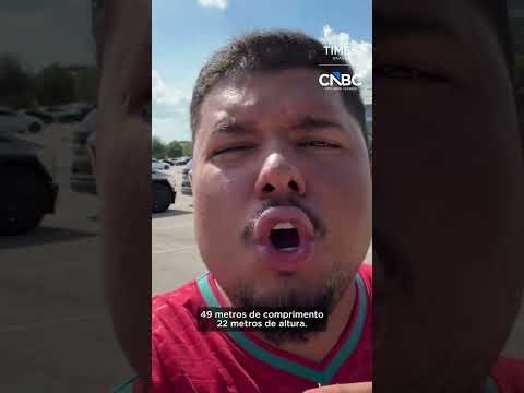 Como o megatelão do AT&T Stadium, de 600 toneladas, virou máquina de publicidade na copa
