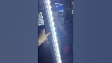 Unlplug Light wire on the vending machine