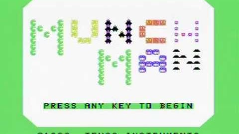 Muchman for the TI-99/4A