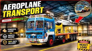 Transporting an Aeroplane by Truck in India | Heavy Cargo Transport Mission Complete!