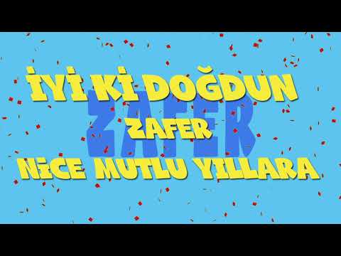 İyi ki doğdun ZAFER - İsme Özel Ankara Havası Doğum Günü Şarkısı (FULL VERSİYON) (REKLAMSIZ)