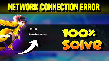 Network Connection Error problem Solved for free fire Max